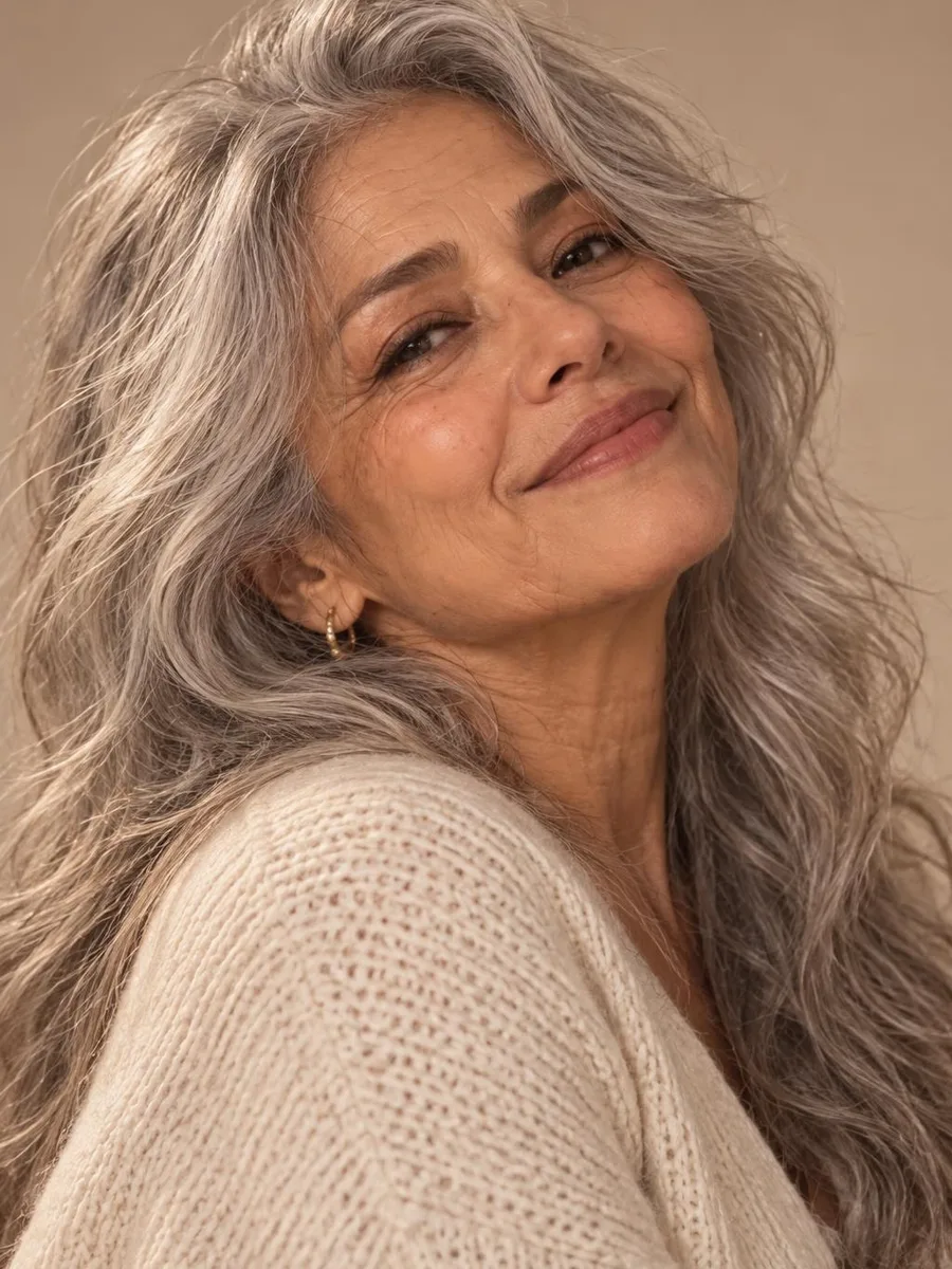Aos 80 anos · Foto realista